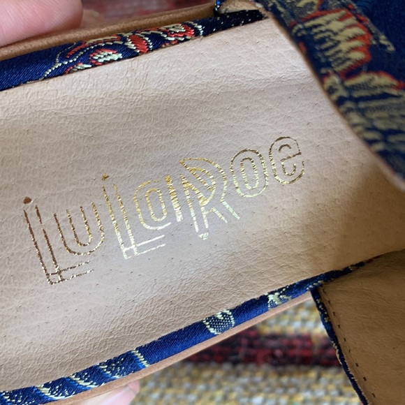 Very rare!  LuLaRoe slip on mules size 9B. - Picture 6 of 7